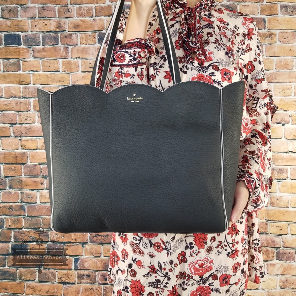 Kate spade leewood place rainn black tote handbag - Picture 2 of 7